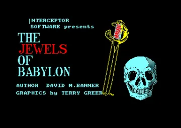 Jewels Of Babylon (UK) (1984) screen shot title